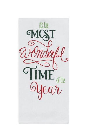 KITCHEN TOWEL - MOST WONDERFUL TIME