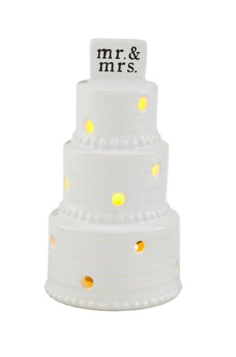 WEDDING CAKE LIGHT-UP SITTER