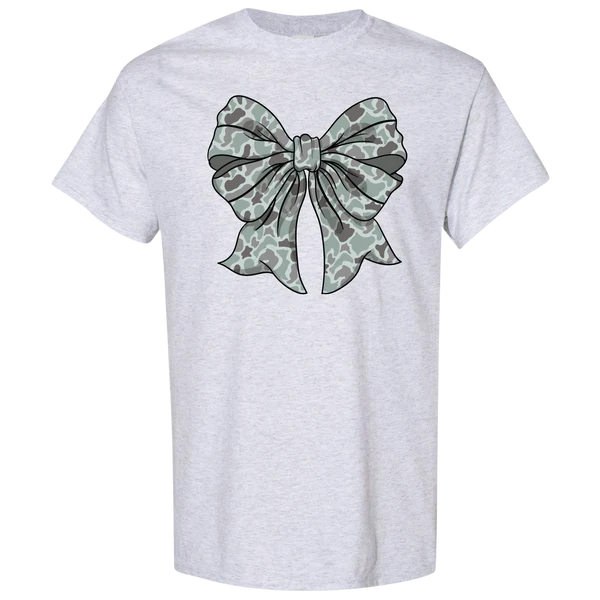 CAMO BOW SS - ASH