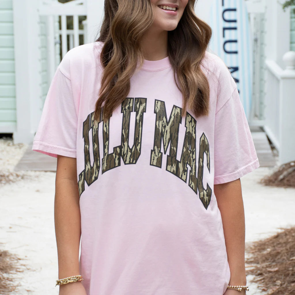 LULU MAC SS TEE - MOSSY OAK - BLOSSOM