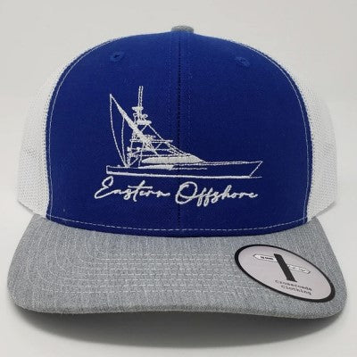 OFFSHORE BOAT HAT ROYAL/WHITE/HEATHER