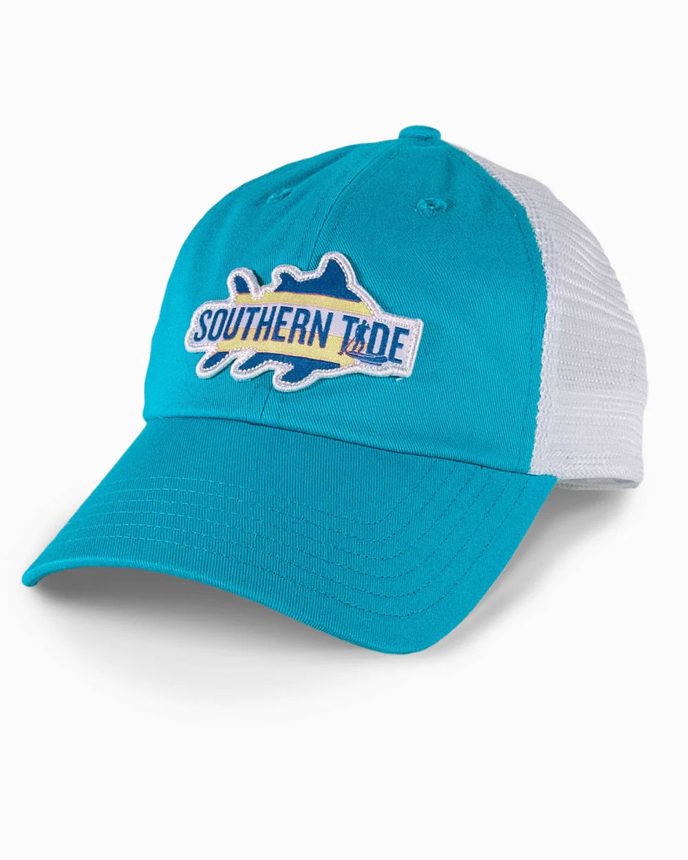 PADDLIN OUT PATCH TRUCKER HAT - TURQOISE