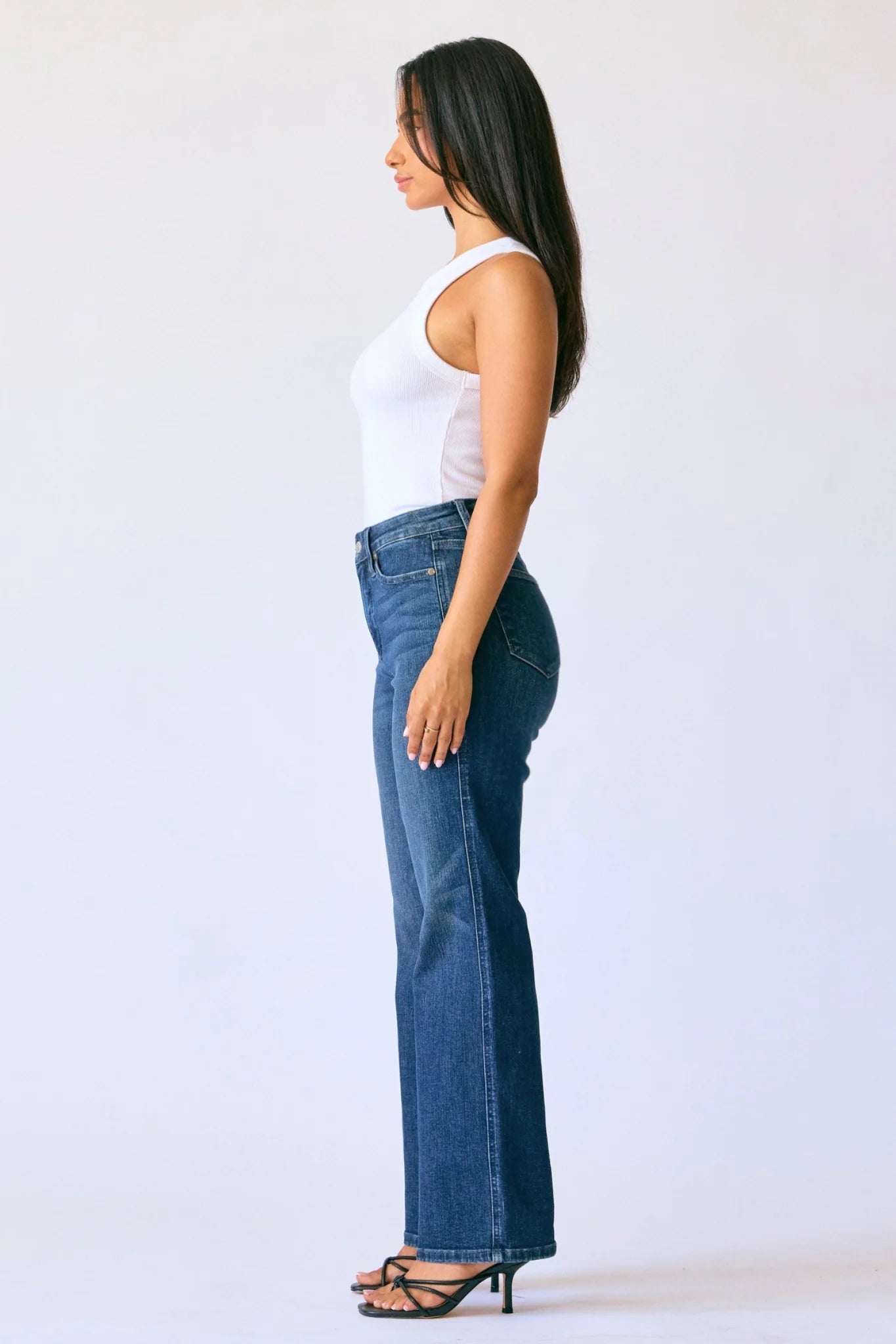 MR PETITE STRAIGHT TUMMY CONTROL CLASSIC - DARK