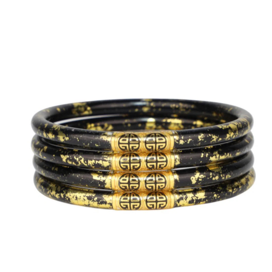 KOI NOIR ALL WEATHER BANGLE - SET OF 4