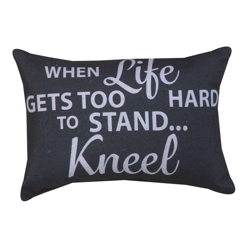 WHEN LIFE GETS HARD PILLOW