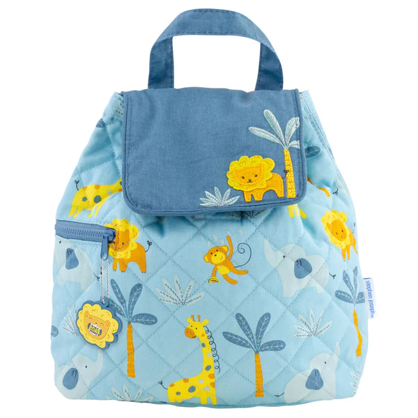 ALL OVER PRINT QUILTED BACKPACK ZOO