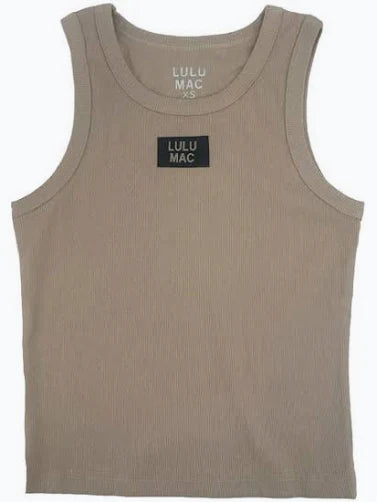 LULU MAC - OG TANK - DARK TAUPE