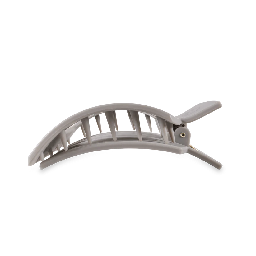 FLAT SQUARE CLIP SILVER FLAMES