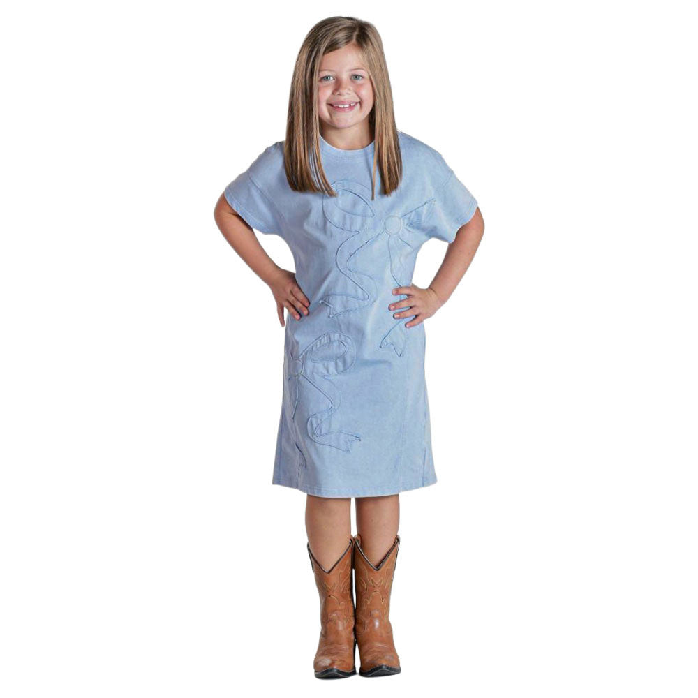 YOUTH - VINTAGE WASHED DRESS - BOW