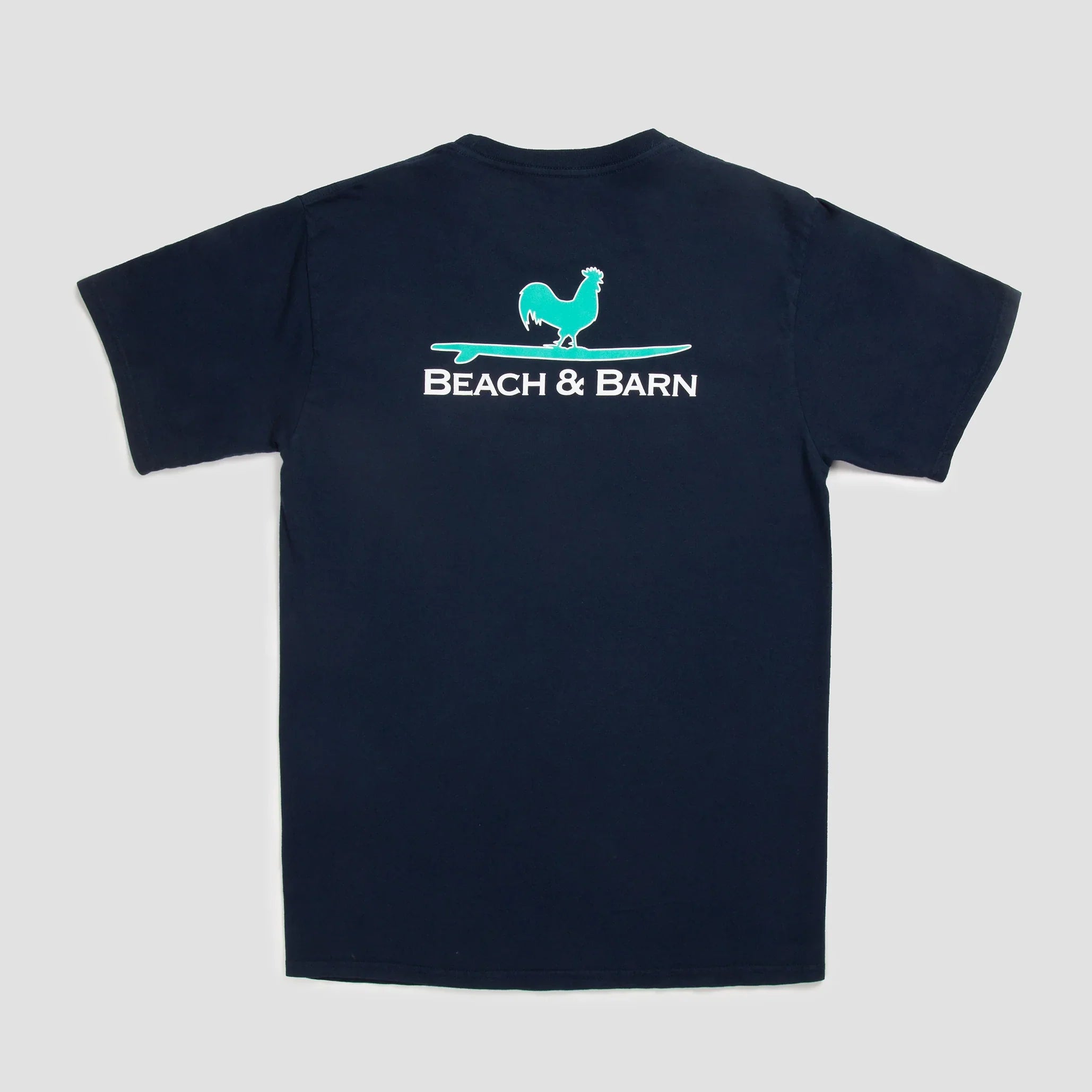 SURFING ROOSTER SHORT SLEEVE TEE NAVY