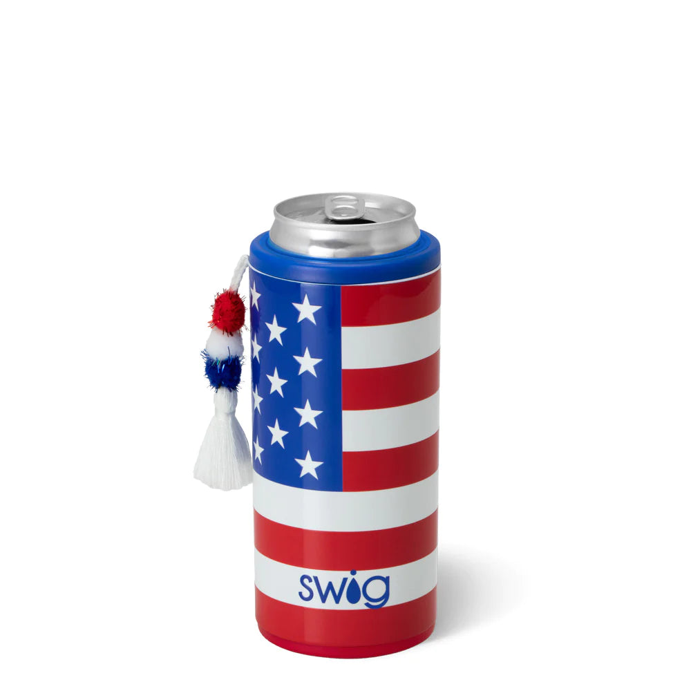 ALL AMERICAN SKINNY CAN COOLER 12OZ