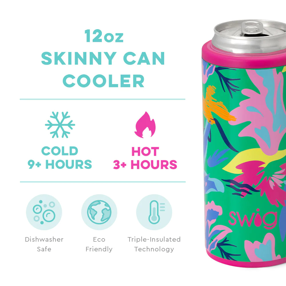 SKINNY CAN COOLER 12OZ - PARADISE