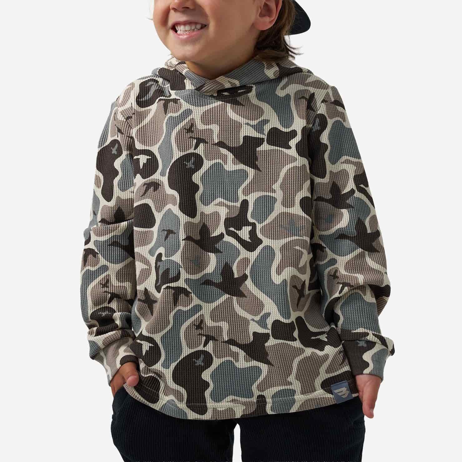 YOUTH THERMAL HOODIE - MALLARD MAYHEM CAMO