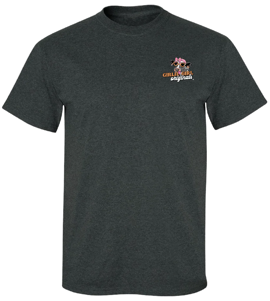 THAT CRAZY HEIFER SS - DARK HEATHER