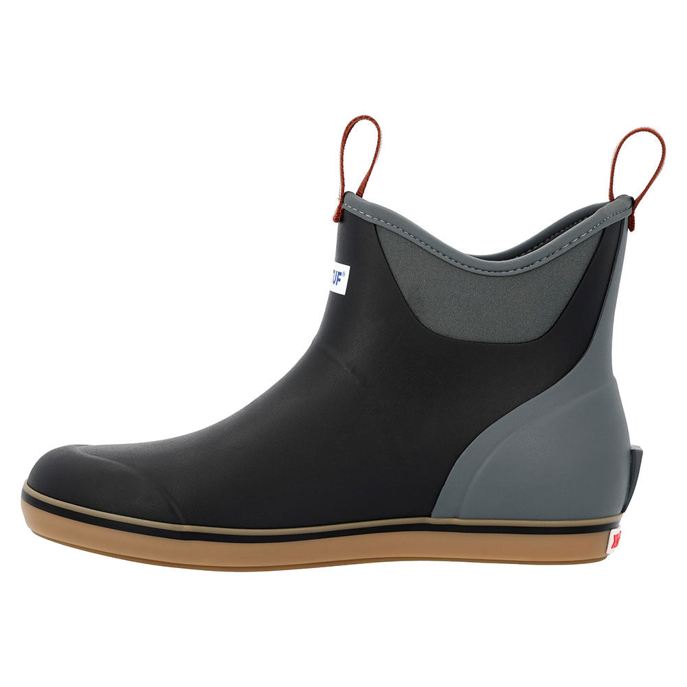 MENS ANKLE DECK BOOT - BLACK/DEEP STORM