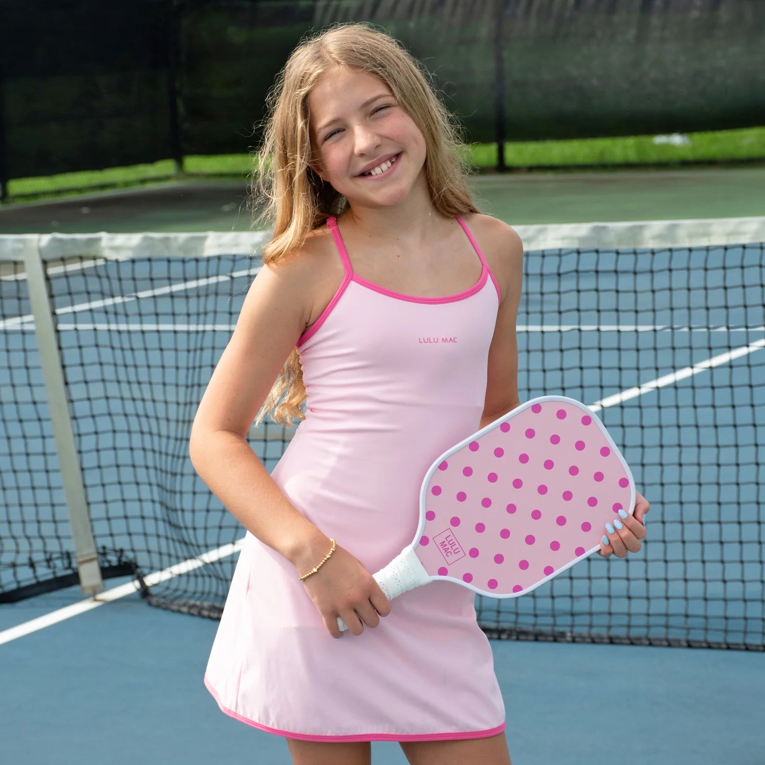 YOUTH - LULU MAC ATHLETIC DRESS - LIGHT PINK/AURORA