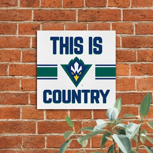 THIS IS SEAHAWK COUNTRY CANVAS WALL SIGN