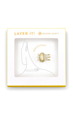 LAYER IT! NECKLACE CLASP GOLD