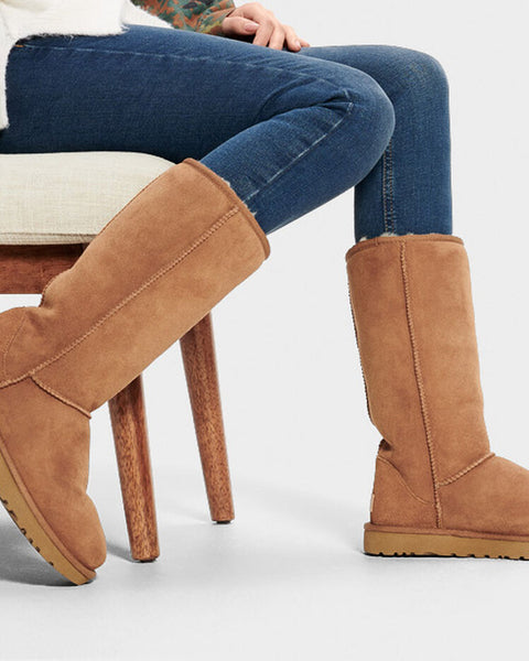 CLASSIC TALL II BOOT - CHESTNUT — Jernigan display picture 1
