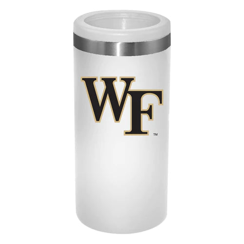 12OZ WHITE SLIM CAN - WAKE FOREST