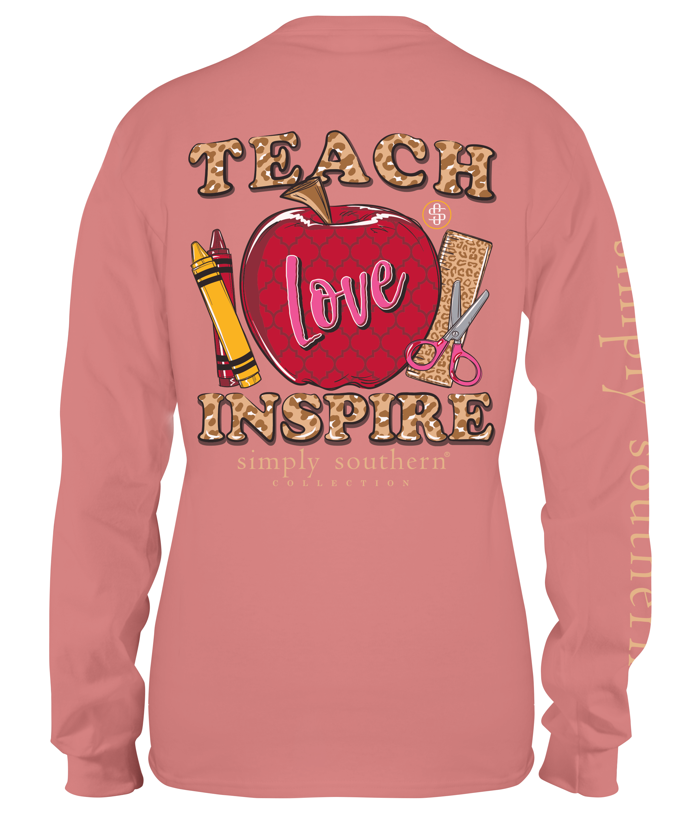 TEACH LOVE INSPIRE LONG SLEEVE T-SHIRT