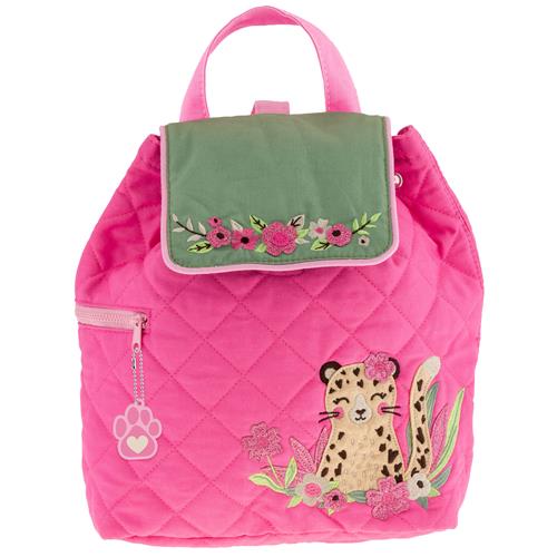 QUILTED BACKPACK LEOPARD