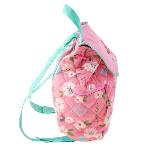 ALL OVER PRINT QUILTED BACKPACK FLOWER
