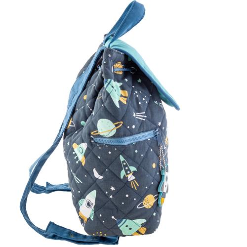 ALL OVER PRINT QUILTED BACKPACK ROCKET