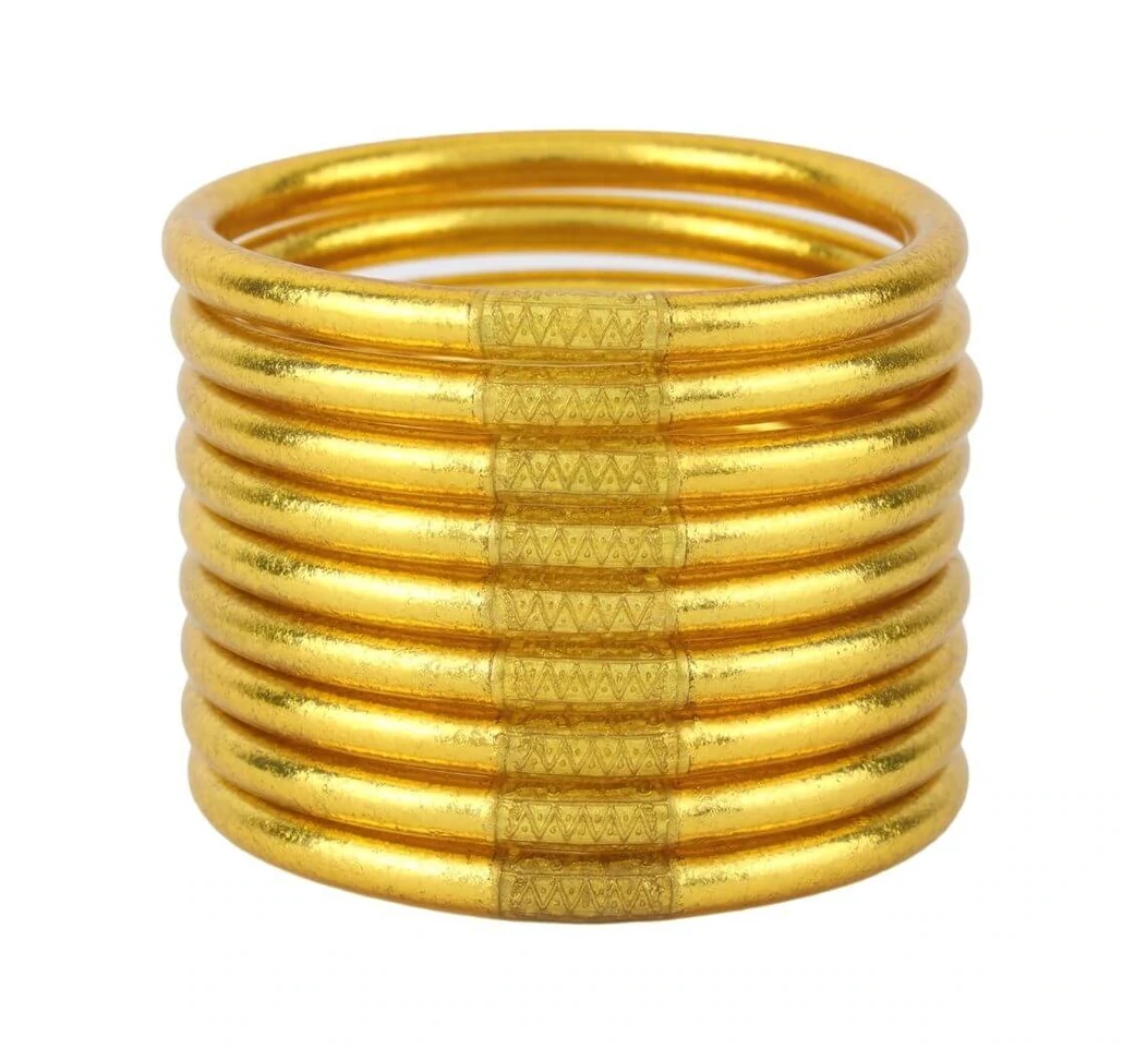 ALL WEATHER BANGLES SET/9 GOLD