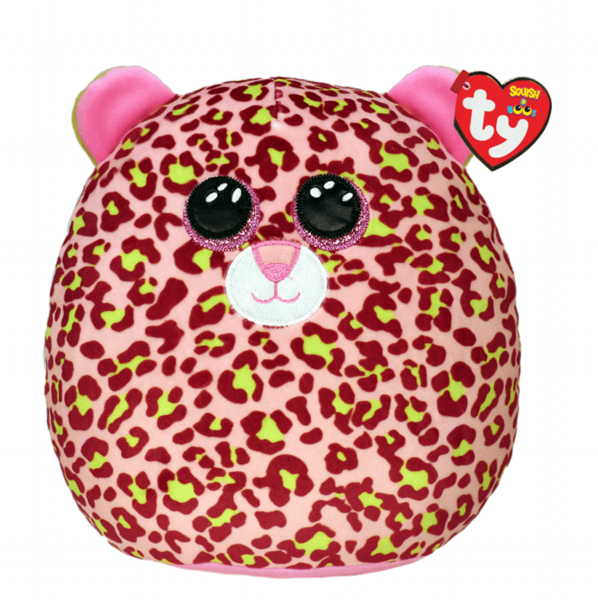 LAINEY PINK LEOPARD SMALL SQUISH 10"