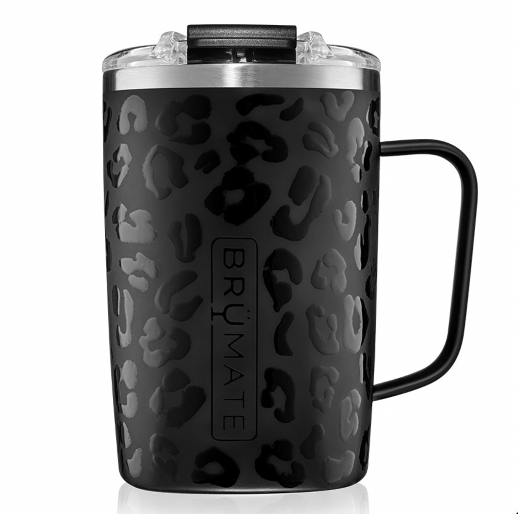 BruMate Toddy XL mug onyx leopard