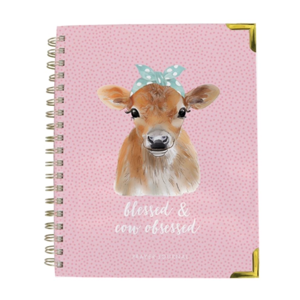 SPIRAL JOURNAL COW OBSESSED
