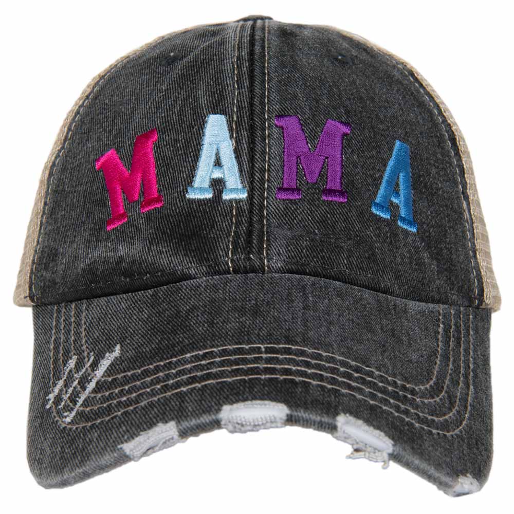 MAMA MULTI TRUCKER HAT - BLACK