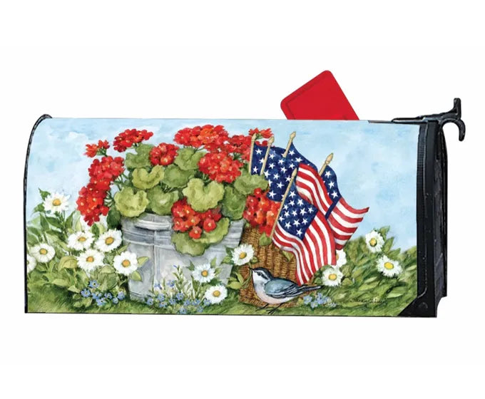 FLAGS AND FLOWERS OVER SIZED MAILWRAP