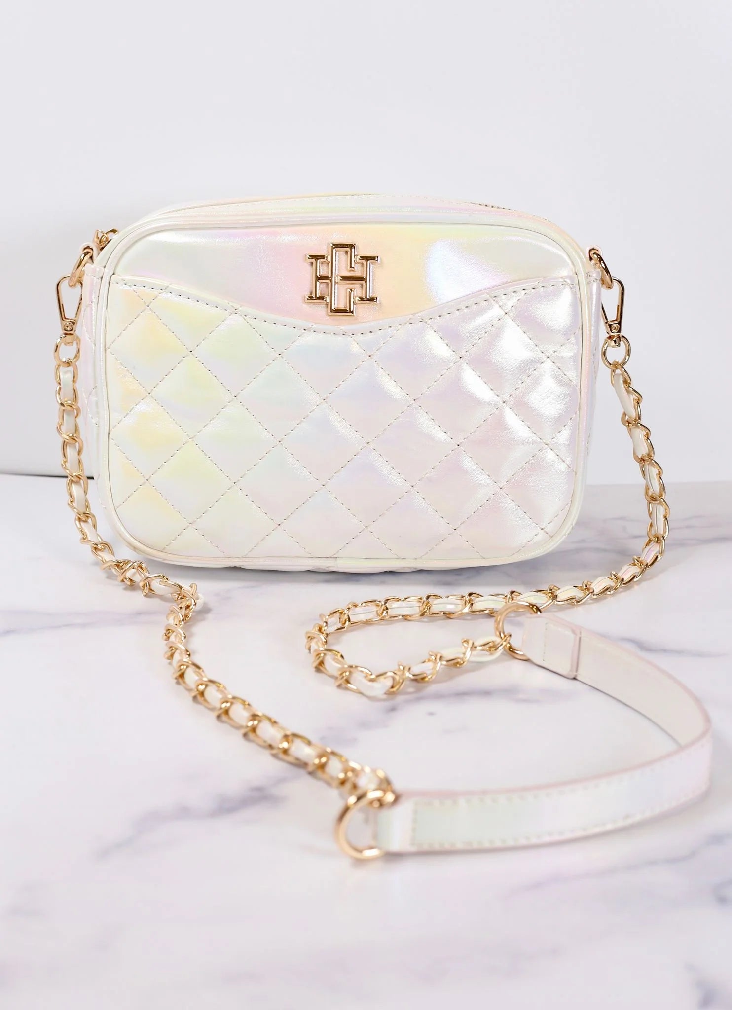 OLIVIA QUILTED CROSSBODY